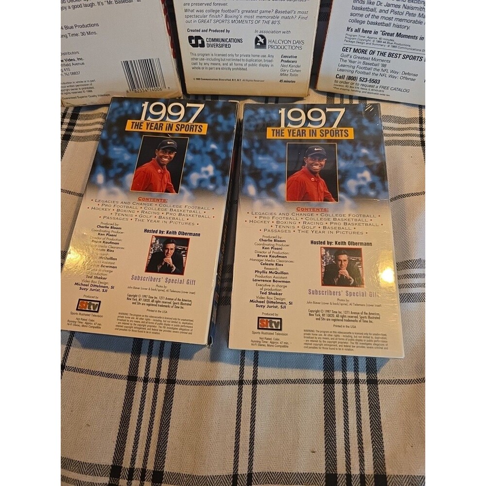 Bob Uecker Sports VHS Tapes Great Moments Basketball‎ Sports Illustrated 80s 90s - Picture 8 of 9
